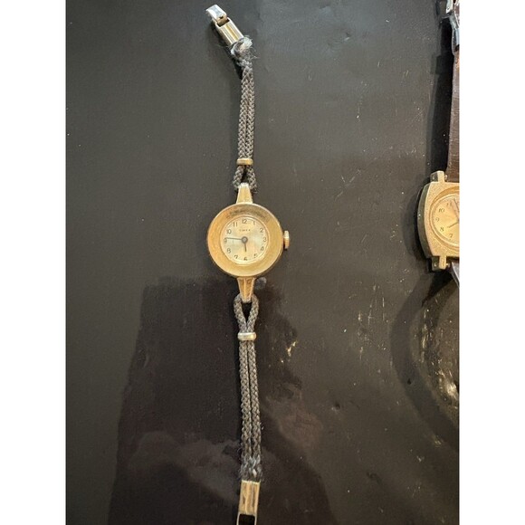 Vintage Timex Electric Gold Tone St Steel Womens Wrist Watch Bundle - Picture 10 of 11